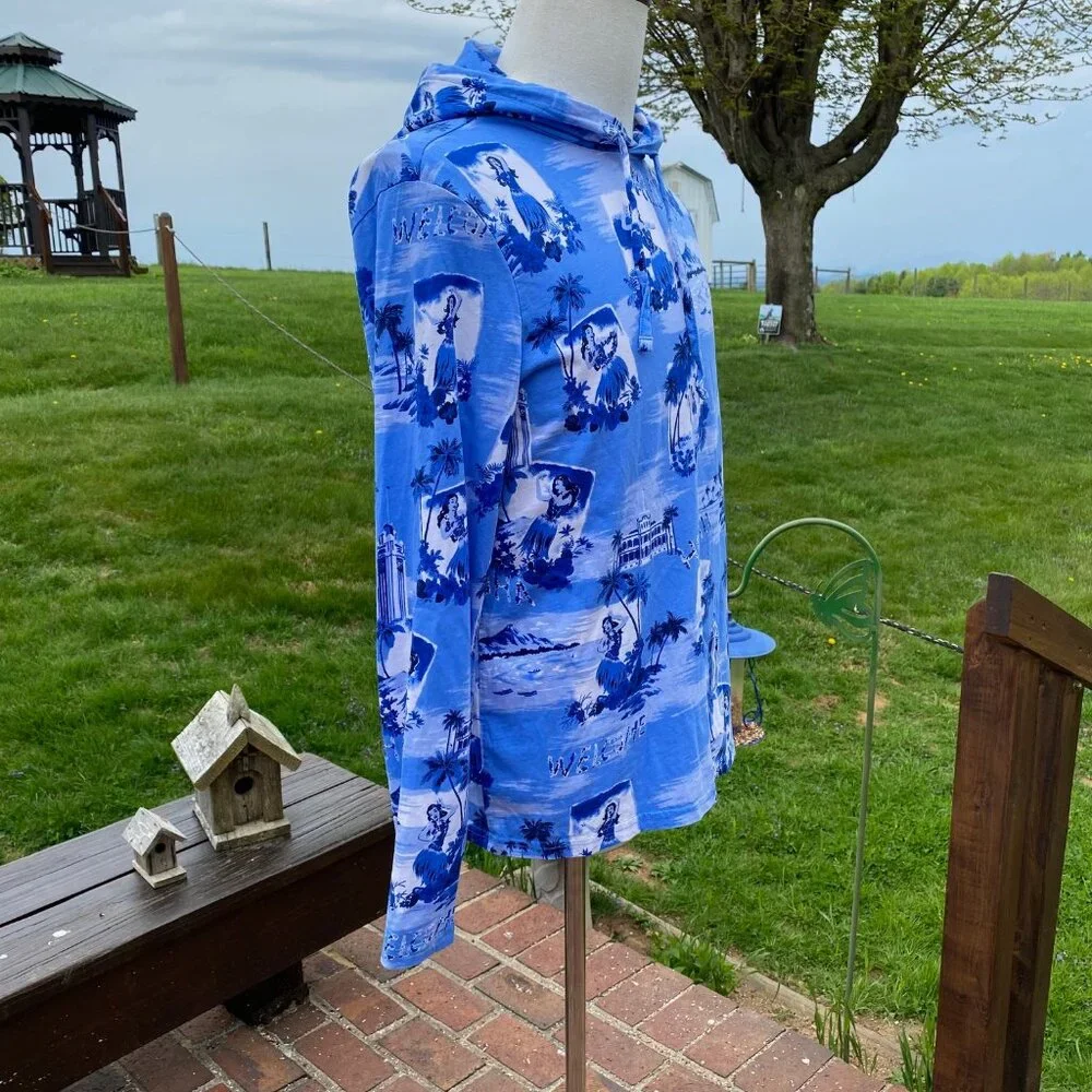 -Polo Ralph Lauren Hawaii Hoodie Pullover L/S Men's Sz Medium
